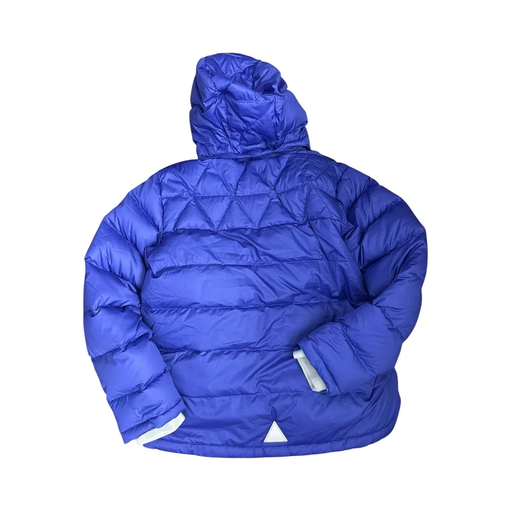 L.L. Bean Kids XL 18 DownTek‎ Hooded Puffer Jacket Fleece Lined Purple 505067